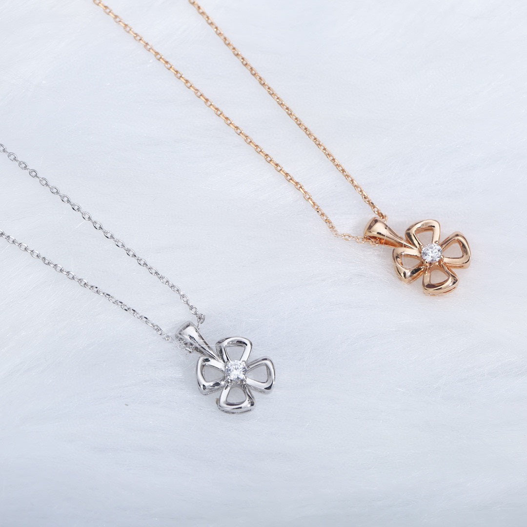 [Rose Jewelrys]FIOREVER NECKLACE DIAMOND CENTER