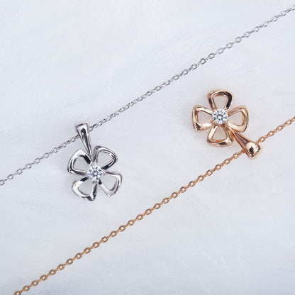 [Rose Jewelrys]FIOREVER NECKLACE DIAMOND CENTER