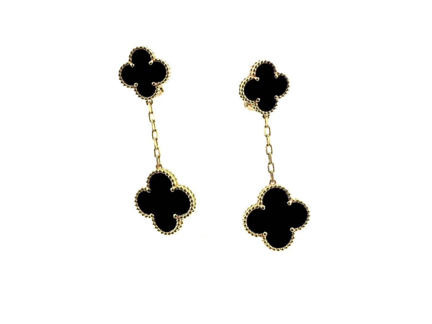 [Rose Jewelrys]CLOVER 2 MOTIFS  EARRINGS (MULTIPLE CHOICESC