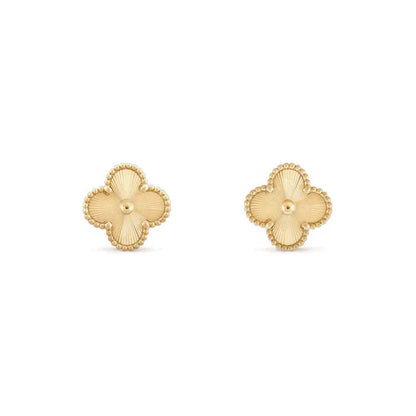 [Rose Jewelrys]CLOVER MEDIUM 1 MOTIFS LASER EARRINGS