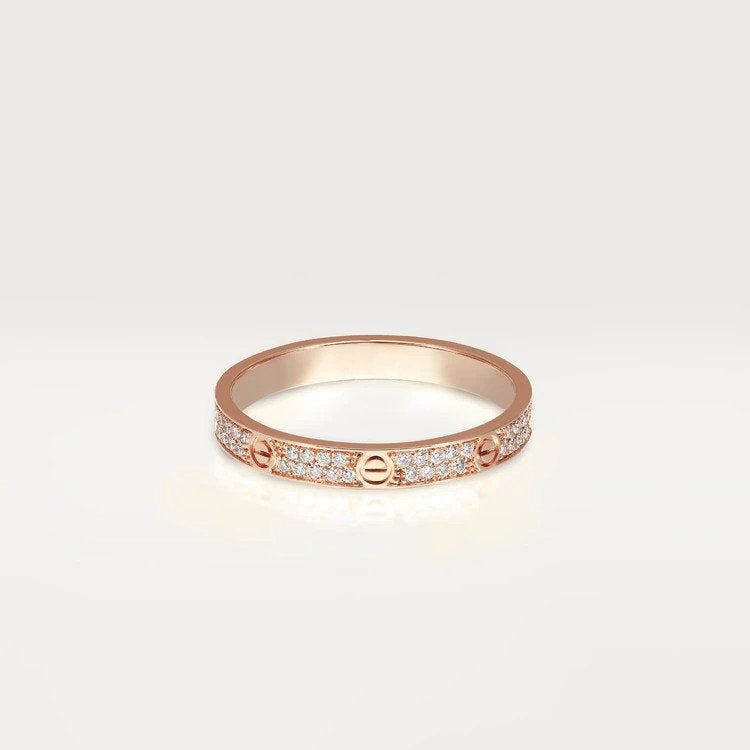 [Rose Jewelrys]LOVE RING 2.65MM DIAMOND