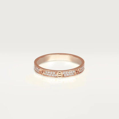 [Rose Jewelrys]LOVE RING 2.65MM DIAMOND