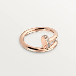 [Rose Jewelrys]JUSTE RING 2.65MM PINK GOLD DIAMOND