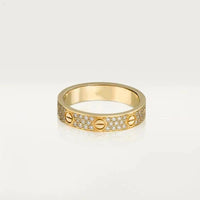 [🌹Rose💎]LOVE RING 3.6MM DIAMOND PAVED