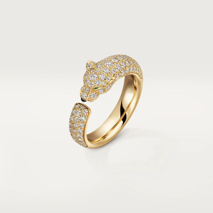 []PANTHERE PINK GOLD DIAMOND RING